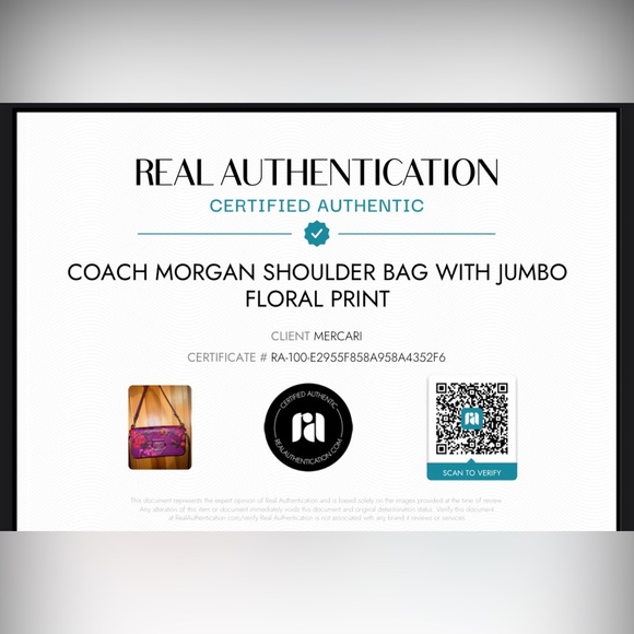 COACH Morgan Shoulder Bag With Jumbo Floral Print - Picture 12 of 12